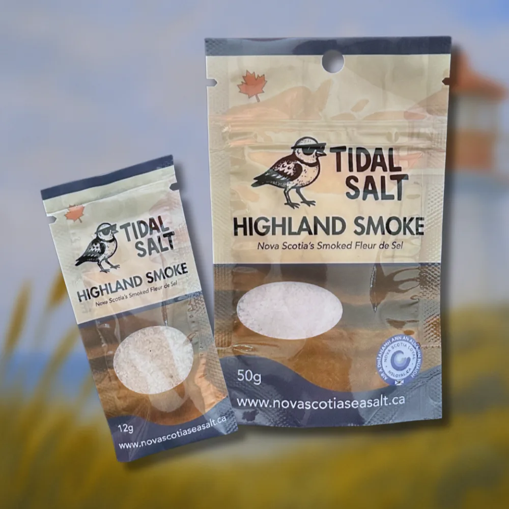 Tidal Salt Smoked Fleur de Sel packaging